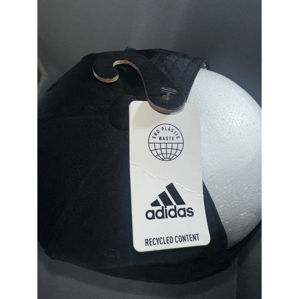 Adidas AEROREADY Womens Fit Baseball Cap Black Performance Hat New NWT - Picture 7 of 9